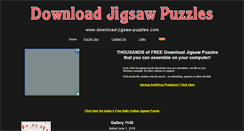 Desktop Screenshot of download-jigsaw-puzzles.com